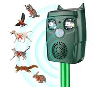 outsweat Répulsif Chat Exterieur, Répulsif Chat Ultrason Solaire, Ultrason Anti Chats, Charge de Solaire USB, Répulsif Animaux pour Jardin Chats, Oiseaux, Renard, Souris et Rat, Pigeon, Lapin