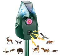 outsweat Répulsif Chat Extérieur, Repulsif Ultrason Chat Solaire Ultrason Anti Chat Chien, Charge de Solaire USB, Répulsif Chat Chien Jardin pour Chats, Oiseaux, Renard, Souris et Rat, Pigeon, Lapin