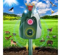 outsweat Répulsif Chat Extérieur, Repulsif Ultrason Chat Solaire Ultrason Anti Chat Chien, Charge de Solaire USB, Répulsif Chat Chien Jardin pour Chats, Oiseaux, Renard, Souris et Rat, Pigeon, Lapin