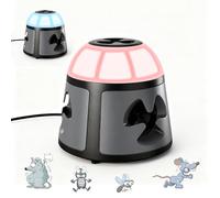 outsweat Ultrason Souris et Rats 360°, 4 Modes Répulsif Souris avec Lumière Clignotante, 200 M² Répulsifs Anti-Taupes Anti Souris Plug in, Extérieur Intérieur pour Rongeurs, Araignées, Cafards, Mites