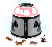 outsweat Ultrason Souris et Rats 360° Appareil Ultrason Souris avec Lumière LED Plug in Repulsif Souris Anti Rongeur pour Intérieur Protection et Anti Nuisibles Jardin