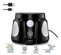 outsweat Ultrasons Souris et Rats, 3 Modes Ultrason Chauve Souris Plug in avec 9 Lumières Stroboscopiques, 360° & 200 M² Anti Souris Ultrason Anti Rongeurs pour Rongeurs Araignée Cafard