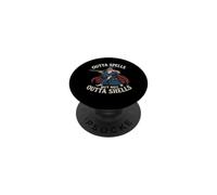Outta Spells But Not Outta Shells Wizard Fantasy Meme PopSockets PopGrip Adhésif