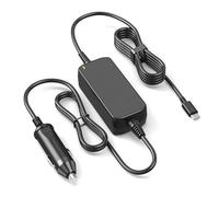Outtag 100W USB C Laptop Auto Ladegerät 12-24V KFZ Laptop Ladekabel Netzteil für MacBook Pro Lenovo Yoga Thinkpad HP Samsung LG ASUS Acer Huawei Honor LG Sony Dell Google und weitere Typ C Geräte