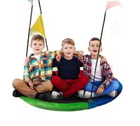 Outtec Balançoire nid - jusqu'à 150 kg - Balançoire à Filet, Balançoire Suspendue, Balançoire Plate - Jardin, Terrasse, Balcon, Véranda