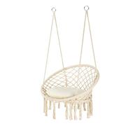 Outtec Fauteuil Suspendu Boho, Chaise Suspendue, Fauteuil Exterieur, hamac Suspendu, Chaise hamac Suspendu Exterieur, Fauteuil Suspendu Interieur