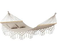 Outtec Hamac Boho - 200x150 cm, Jusqu'à 220 kg - pour Extérieur, Jardin et Balcon