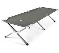 Outtec® Lit de camping, Lit de camp pliable, Chaise longue - 203 x 70 x 45 cm - avec housse - Lit pliant Capacité de charge jusqu'à 120 kg