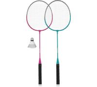 Outtec® Set Badminton - 2 Raquettes, 1 Volant - Jeu pour Enfants et Adultes, Badminton Set Complet,