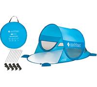 Outtec Tente de Plage EasyShade UV, Bébé Protection UV 50+, Tente Pop Up avec Sac de Transport & Poches de Sable, pour Famille, Camping, Jardin, Abri de Plage (Bleu)