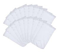Outus Lot de 20 Chaussettes d'écumeur de Piscine - Filtre en Nylon élastique Durable - Blanc