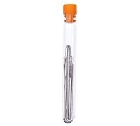 Outus Lot de 9 aiguilles à gros chas et pointe émoussée, aiguilles en acier pour fil à tricoter, aiguilles de couture (argent)