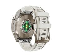 OUTVI Bracelet de montre à ajustement rapide de 20 mm pour Garmin Fenix 5S 6S 7S Pro Solar Silicone 20 bracelets de rechange avec boucle dorée clair pour Garmin Epix Pro Gen 2 42 mm Descent Mk2s/3/3i