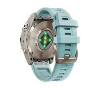 OUTVI Bracelet de montre pour Garmin Fenix 5S 6S 7S Pro solaire en silicone avec boucle dorée clair à ajustement rapide de 20 mm pour Garmin Epix Pro Gen 2 42 mm Descent Mk2S/3/3i pour femme écume de