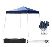 Outvita Auvent de 3 x 3 m, Tente de tonnelle instantanée Commerciale, imperméable et Protection UV avec Pieds inclinés pour fête, Mariage, Anniversaire, Barbecue