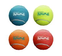 Outward Hound Balle pour Chien Squeaker Ballz - avec couineur - Lot de 4 - M