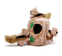 Outward Hound Casse tête pour Chiens - Cache-Cache Ecureuil en Peluches, Grand format