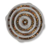 Outward Hound Fun Feeder Slo Bowl - Slow Feeder Dog Bowl - No Bloat - No Choke - Large - Turquoise