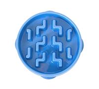 Outward Hound Fun Feeder Slo Bowl - Slow Feeder Dog Bowl - No Bloat - No Choke - Medium - Blue