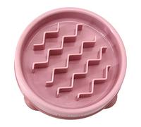 Outward Hound Fun Feeder Slo Bowl - Slow Feeder Dog Bowl - No Bloat - No Choke - Small - Pink