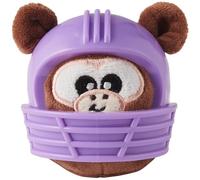 Outward Hound Helmet Headz Jouet en Peluche pour Chien en Forme de Singe Durable pour Jouer Actif, Multicolore, Taille S