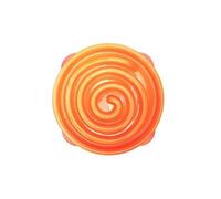 Outward Hound Fun Feeder Slo-Bowl - Gamelle d'alimentation lente anti-glouton pour chien - taille L/normal - orange