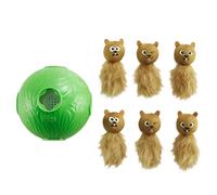 Outward Hound Nina Ottosson by Dog Snuffle N' Treat Ball GRN