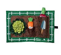 Outward Hound Nina Ottosson de Activity Matz Garden Game - Tapis d'activité/Puzzle pour Chien - en Peluche - thème Jardin