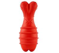 Outward Hound Petstages Grunt Jouet pour Chien Lapin Rouge - Son et Forme Amusants pour Jouer à rapporter