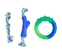 Outward Hound Petstages Orka Lot de 3 Jouets à mâcher dentaires pour Petits Chiens et Chiots de Dentition