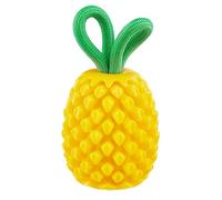 Outward Hound Planet Dog Jouet Dentaire à mâcher en Forme d'ananas et de friandises interactif Durable pour Chien, Jaune
