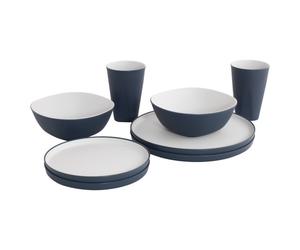 Outwell - Gala Geschirrr-Set 2 Personen - Set de vaisselle - blue / grey