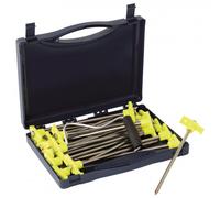 Outwell Piquets en Acier Box, Silver, Longueur : 20,5 cm