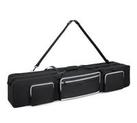 OUUTMEE 129CM Sac de Transport pour Trépied avec Bandoulière et Poignée, Étui pour Trépieds avec Séparateurs Amovibles, Housse pour Trépieds, Monopods et Accessoires (Noir)