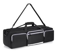 OUUTMEE 78CM Sac de Transport pour Trépied avec Bandoulière et Poignée, Étui pour Trépieds avec Séparateurs Amovibles, Housse pour Trépieds, Monopods et Accessoires (Noir)