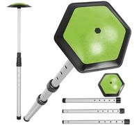 OUUTMEE Golf Travel Golf Reisetaschen Stützstange, Aluminium Golf Stützstange Sechseckig Schlagfestig Golf Reiseabdeckung Flexible Golf Club Travel Support Schutz Stick Bar, Grün