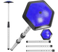 OUUTMEE Golf Voyage Golf Sacs de Voyage Barre de Support en Aluminium Golf Barre de Support Hexagonale Résistant aux chocs Golf Housse de Voyage Flexible Golf Club Voyage Support Support de Protection