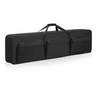 OUUTMEE Housse de transport pour clavier électrique rembourrée et portable avec tissu Oxford 10 mm en coton 600D, Noir , 88 KEYS - 54x7x13.5 inches, Moderne