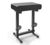 OUUTMEE Tabouret de piano réglable - Banc de clavier de musique pour clavier de piano avec coussin rembourré en polyuréthane noir, confortable et doux