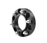 OUVECR Adaptateur D'entretoise Roue pour Chevrolet pour Cheyenne | Pour Silverado Pour Tahoe PCD 6x139.7 CB 78.1mm M14X1.5 Adaptateur D'entretoise Roue(1PC Black 25mm)