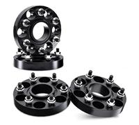 OUVECR Adaptateur D'entretoise Roue pour Ford pour L'effort | Moyeu D'entretoises Roue 30/35/38/50mm PCD 6x139.7 CB 93.1mm Élargi(4Pcs Black 35mm)