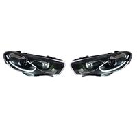 OUVECR Projecteur Principal Auto Pour VW Pour Scirocco Phare 2009-2016 LED Voiture Projecteur Phares Clignotants Dynamiques Accessoires De(Halogène)
