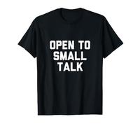 Ouvert à la Petite Conversation T-Shirt Graphique avec Valeur