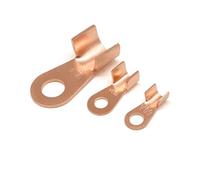 Ouvert Baril Fil À Sertir Connecteur OT Bornes de fil série OT 3A 5A 10A 20A 30A 40A 50A 60A 80A, cosses à nez nu en cuivre rouge, connecteur(OT-20A,200 pieces)