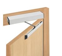 Ouverture automatique de porte pivotante - Temps d'ouverture : 0 à 30 s | Ferme-porte automatique 52 x 8,2 x 9,5 cm avec 5 cartes d'identité, 2 interrupteurs, 2 télécommandes