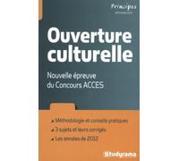 Ouverture culturelle: Nouvelle épreuve du Concours ACCES