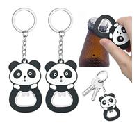 Ouverture de bouteille porte-clés, Ouverture de bouteille de bière adorable et fonctionnel Panda Ouvertures de bouteilles cadeaux pour hommes garçons adolescents