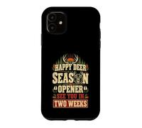 Ouverture de la Saison de Happy Deer : Funny Hunting Hunter Coque pour iPhone 11