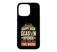 Ouverture de la Saison de Happy Deer : Funny Hunting Hunter Coque pour iPhone 15 Pro Max