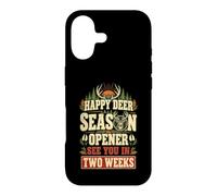 Ouverture de la Saison de Happy Deer : Funny Hunting Hunter Coque pour iPhone 17